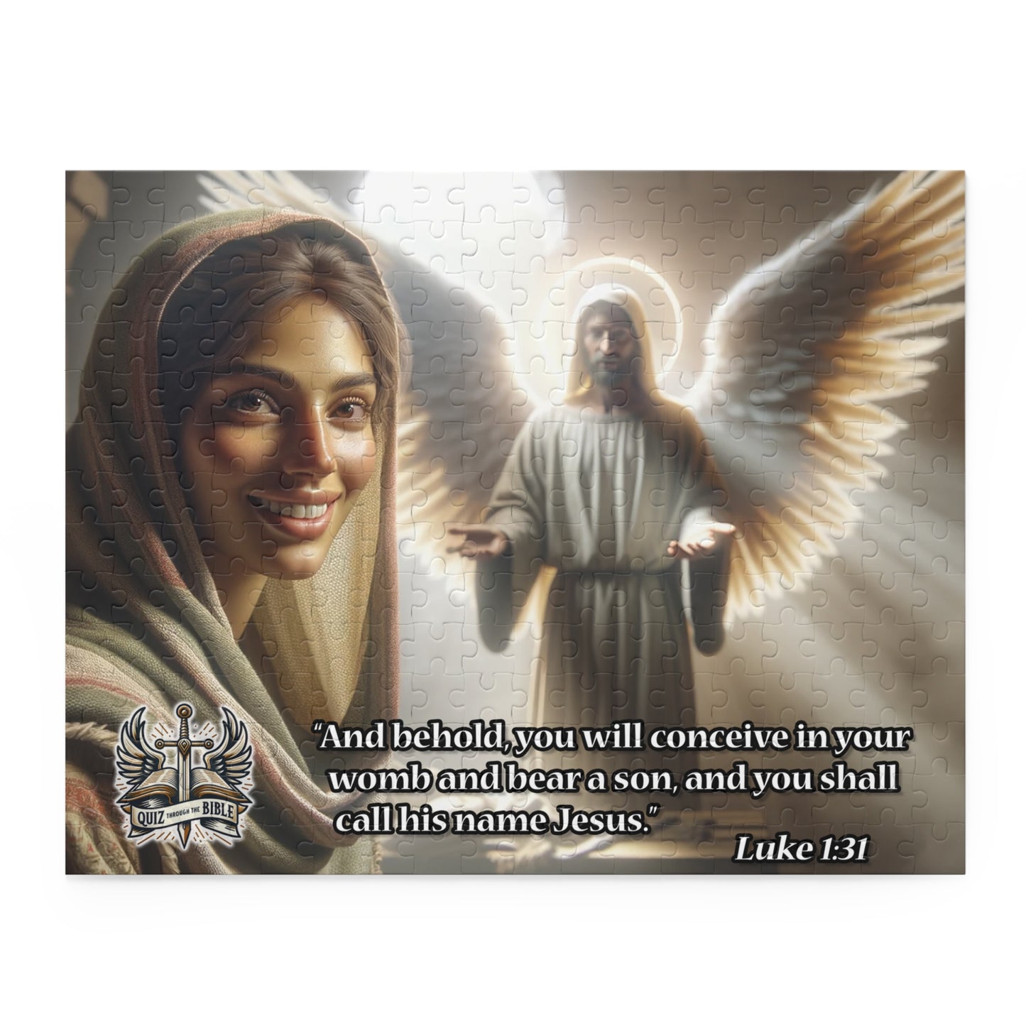 Mary's Angel Visit Puzzle (120, 252, 500 piece)